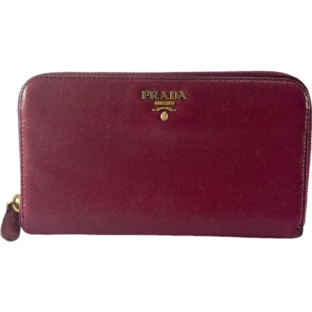 PRADA Saffiano Long‎ Zip Wallet